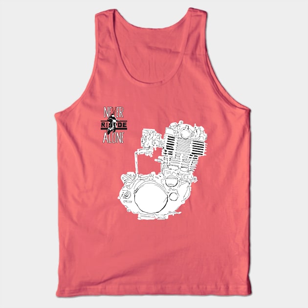 Mechanics Tank Top by NeverRideAlone